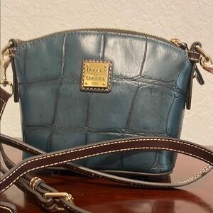 Dooney & Bourke Blue Quilted Crossbody Bag